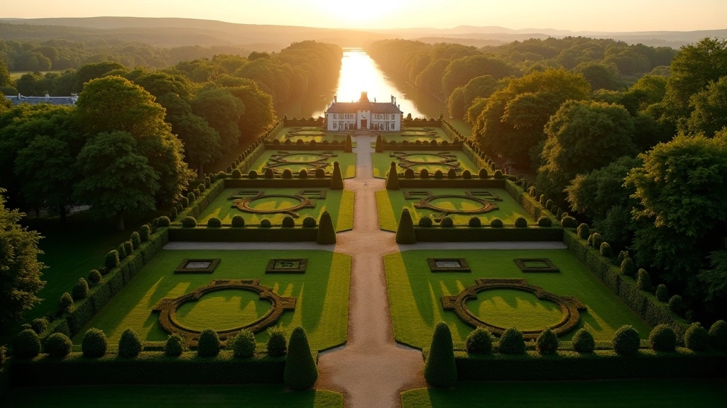 Lismore Castle grounds with walled gardens and riverside pathways in Waterford